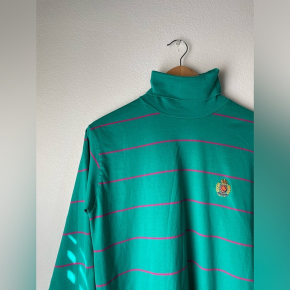 80’s Polo Ralph Lauren striped turtleneck - Picture 8 of 8